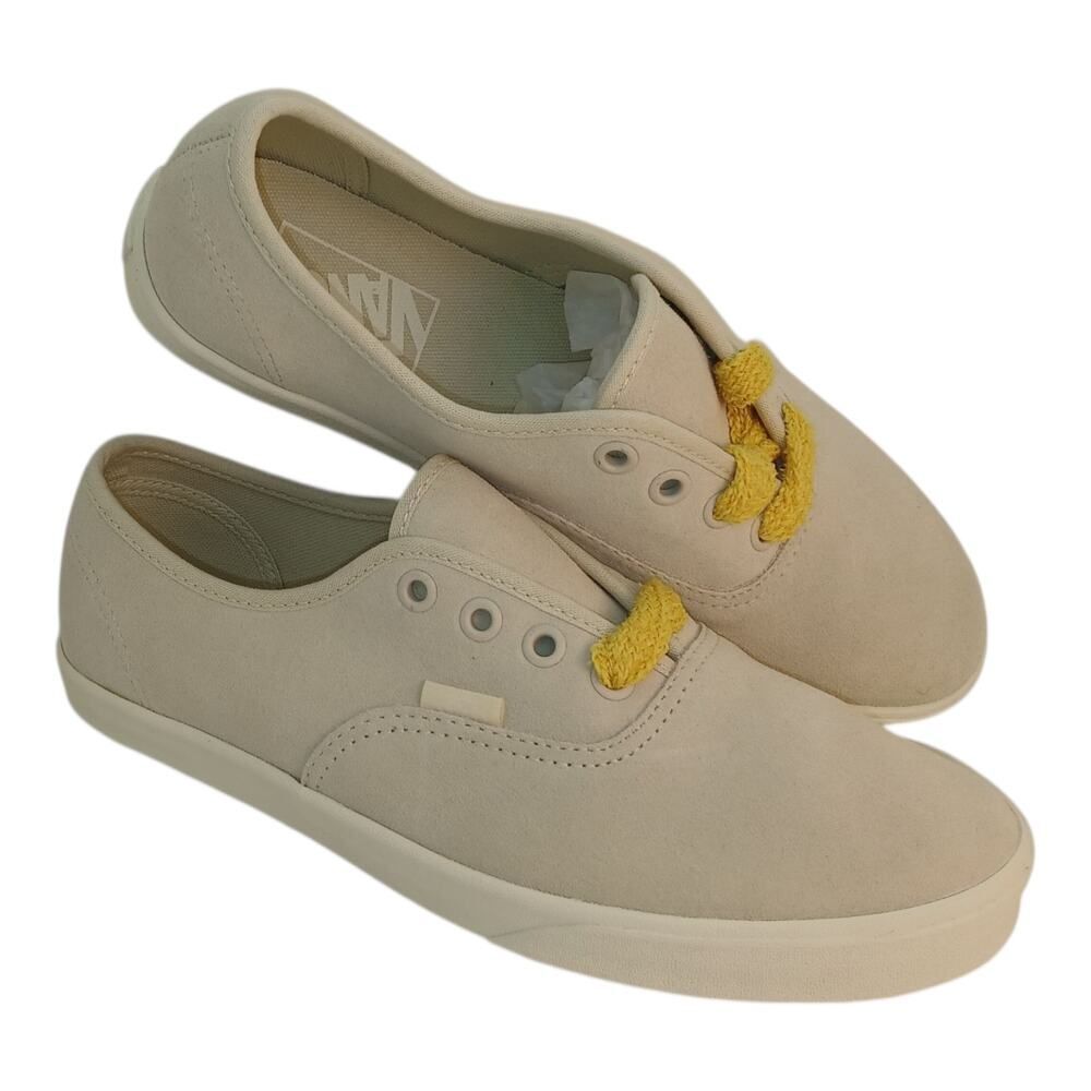 Vans Authentic Womens New Low Pro Cream Sneakers - Size 7.5